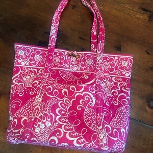 Vera Bradley Twirly Birds Large Tote Bag